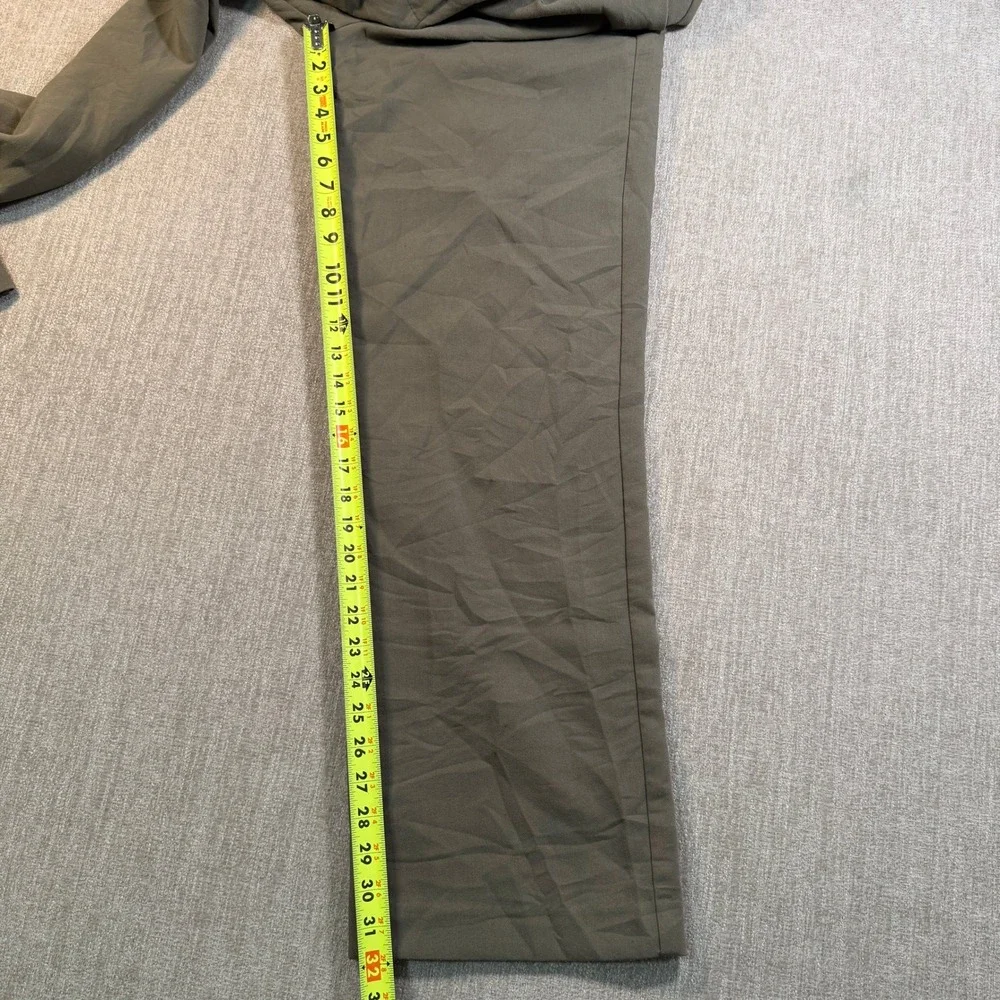 Old Navy Taylor Extra High-Rise Wide Leg Trouser Pants Olive Green Tall Medium